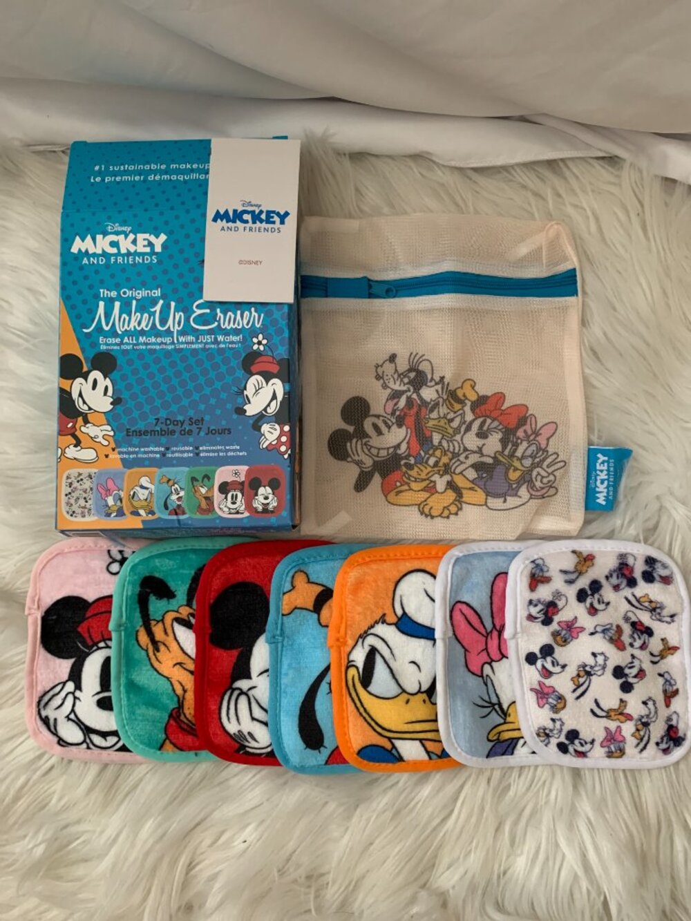 THE ORIGINAL MAKEUP ERASER X DISNEY Mickey Mouse & Friends 7-Day Set